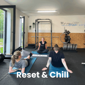Reset & Chill, yoga, bewegen, ademhaling